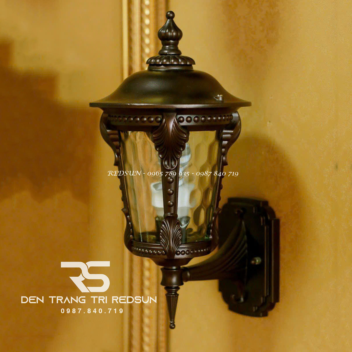 Đèn Tường Chùa Hợp Kim Lắp Ngoài Trời DT-C217