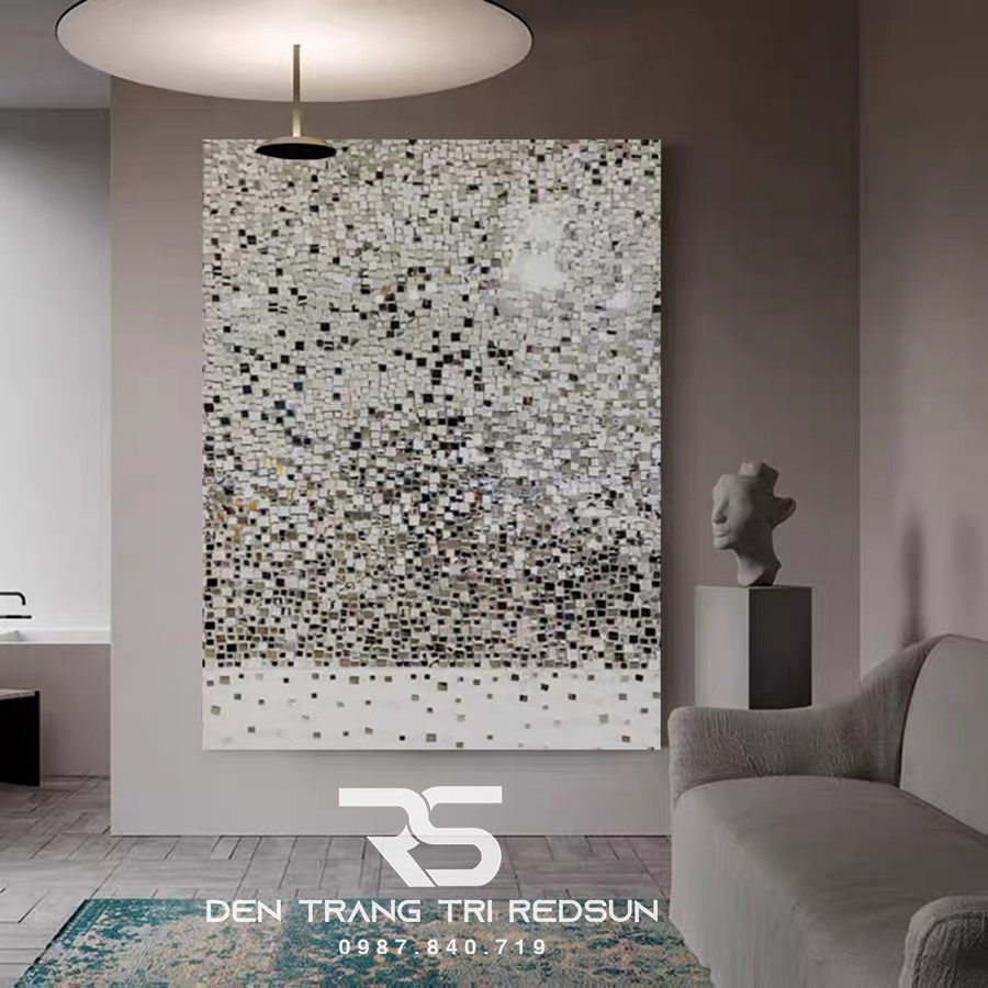 Gương Treo Tường Nghệ Thuật Trang Trí Phòng Khách, Phòng Ăn, Hành Lang Phong Cách Bắc Âu GDC-009