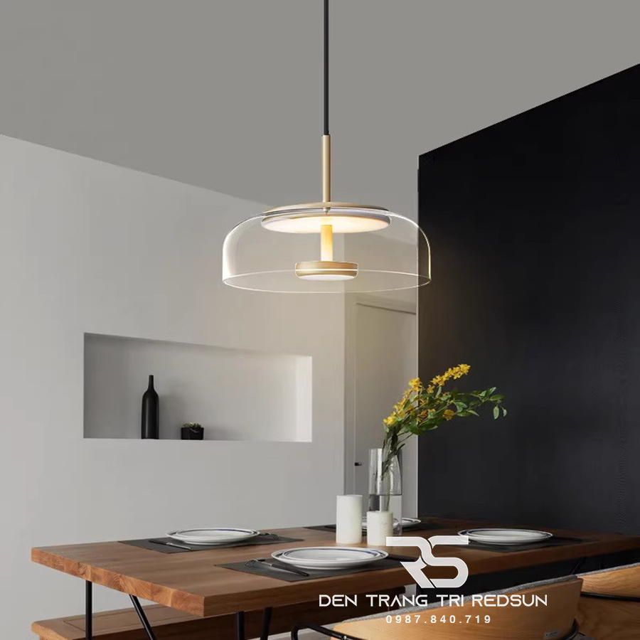 Đèn Thả Trần Hiện Đại Bắc Âu Choá Thuỷ Tinh CDT-L009