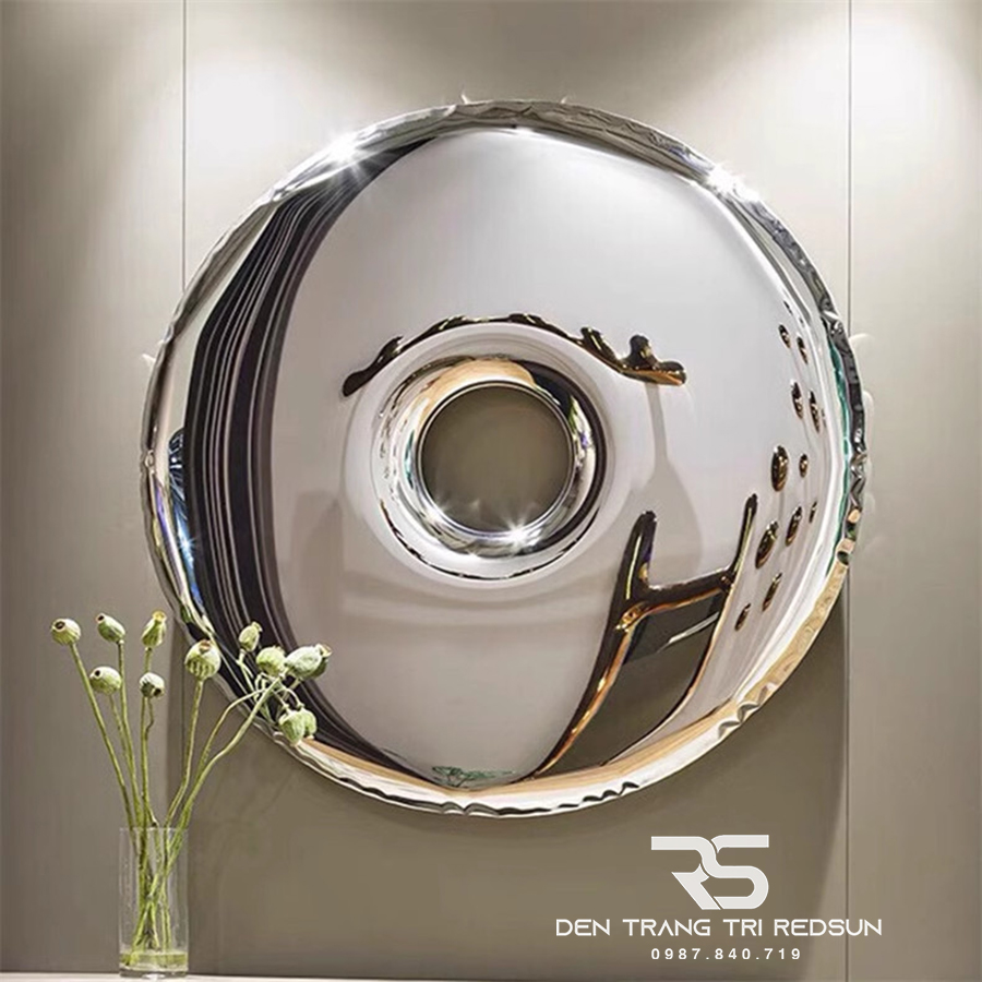 Gương Treo Tường Nghệ Thuật Trang Trí Phòng Khách, Phòng Ăn, Hành Lang Phong Cách Bắc Âu GDC-008