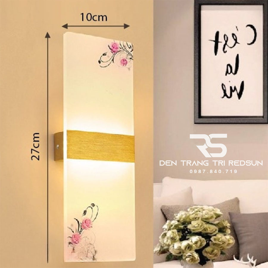 Đèn Led Tường Trang Trí Phòng Khách, Phòng Ngủ, Cầu Thang Phong Cách Bắc Âu C6466