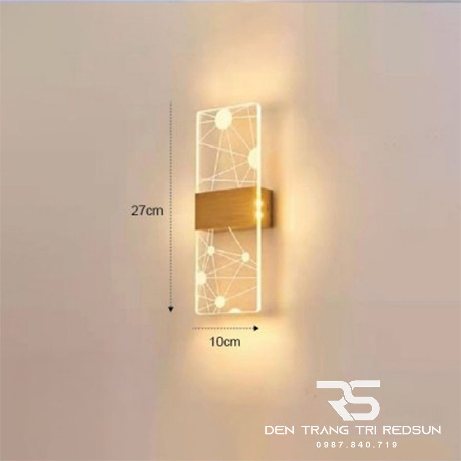 Đèn Led Tường Trang Trí Phòng Khách, Phòng Ngủ, Cầu Thang Phong Cách Bắc Âu C6491