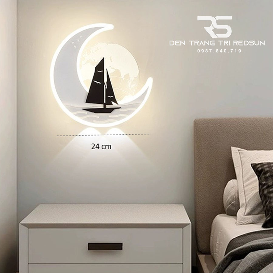 Đèn Led Tường Trang Trí Phòng Khách, Phòng Ngủ, Cầu Thang Phong Cách Bắc Âu C6715