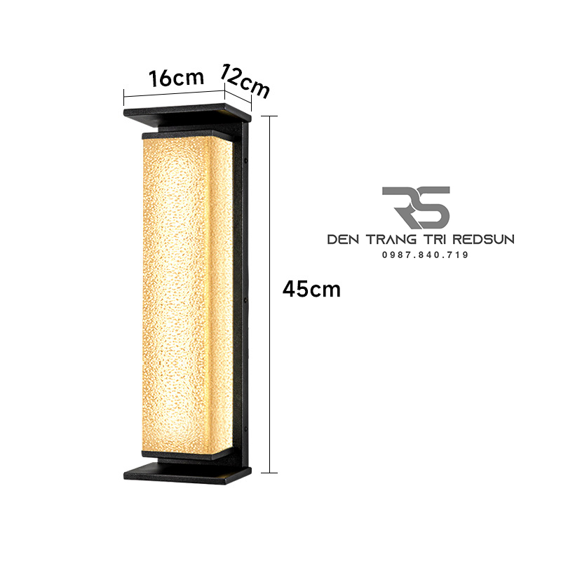Đèn Tường Chống Nước Trang Trí Ngoài Trời Nhà Hàng, Khách Sạn, Biệt Thự, Nhà Ở DTOD-002