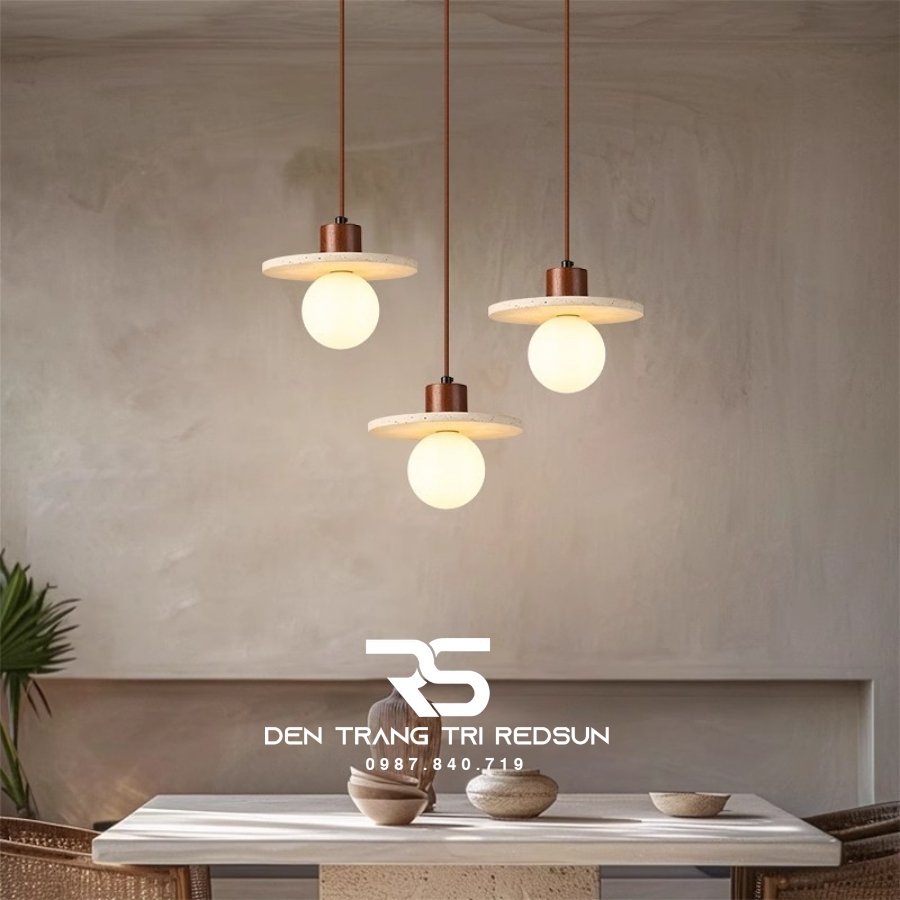 Đèn Thả Trần Phòng Ăn, Phòng Ngủ Phong Cách Wabisabi CDT-1042