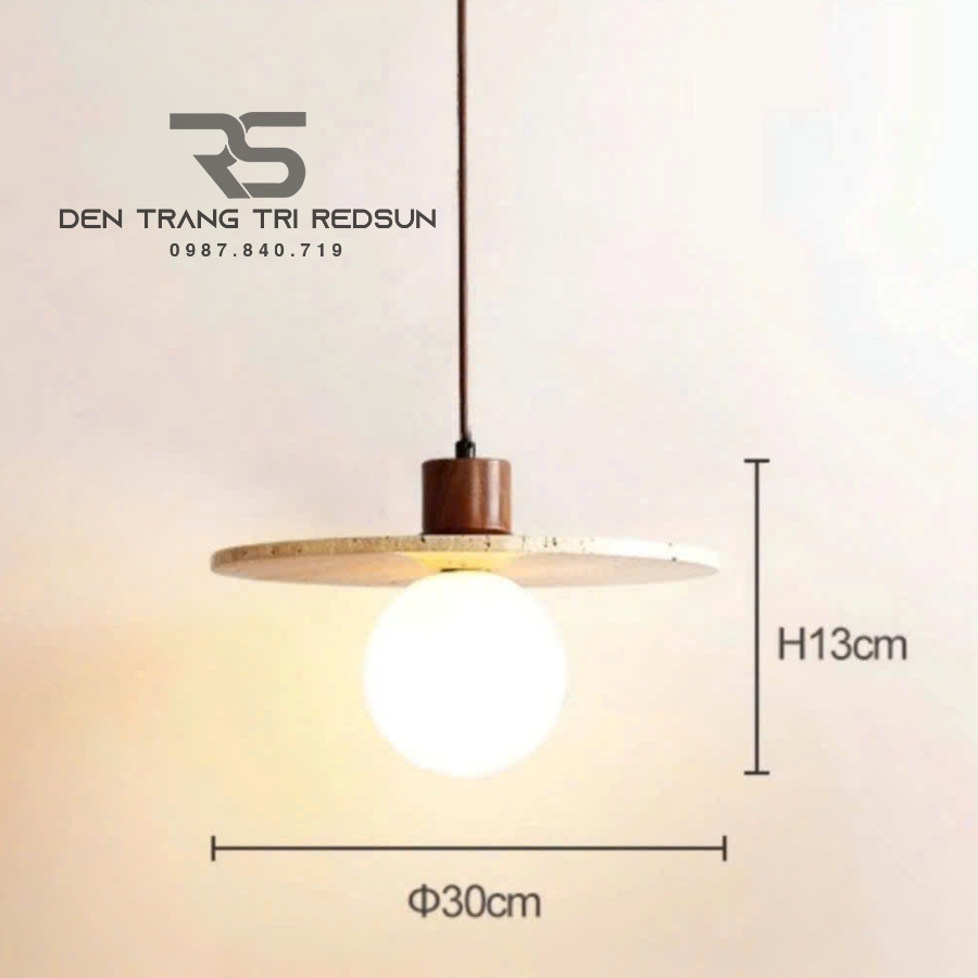 Đèn Thả Trần Phòng Ăn, Phòng Ngủ Phong Cách Wabisabi CDT-1042