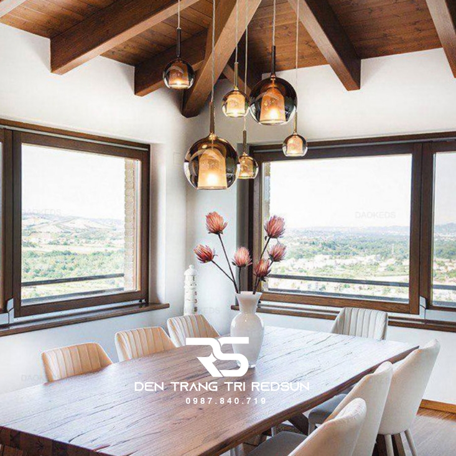 Đèn Thả Trần Hiện Đại Trang Trí  Phòng Ăn, Phòng Ngủ Phong Cách Bắc Âu CDT-1062