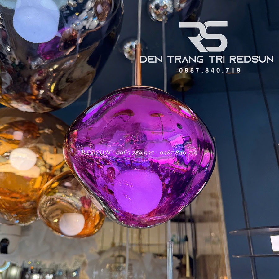 Đèn Thả Trần Hiện Đại Nham Thạch Phong Cách Bắc Âu Chất Liệu Thuỷ Tinh CDT-T053