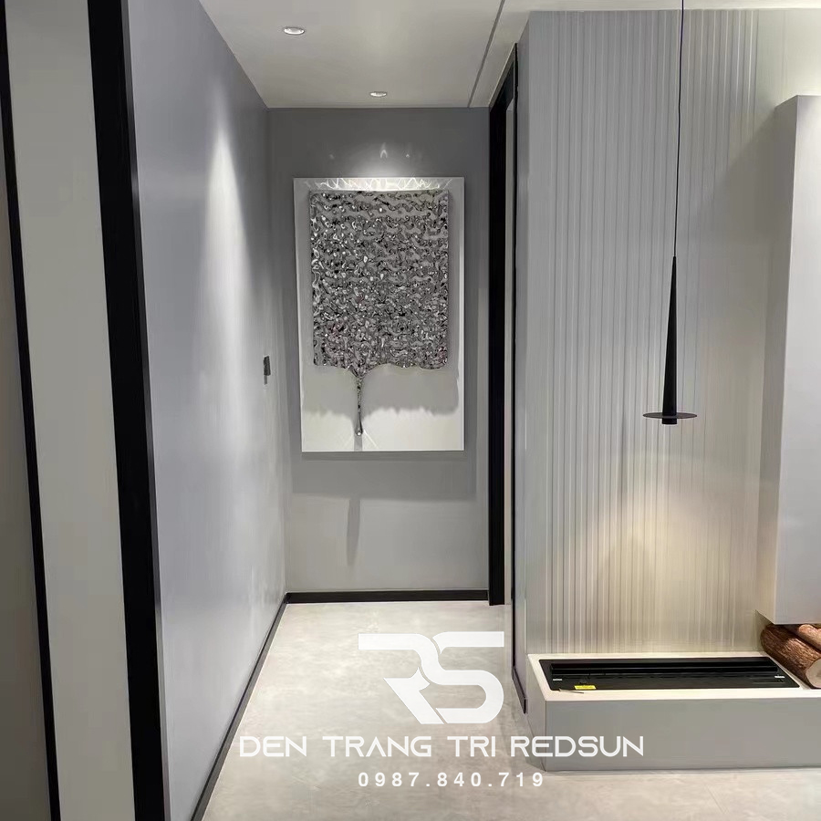 Tranh Treo Tường Nghệ Thuật Trang Trí Phòng Khách, Phòng Ngủ, Hành Lang Gợn Sóng Phong Cách Hiện Đại DDC-002