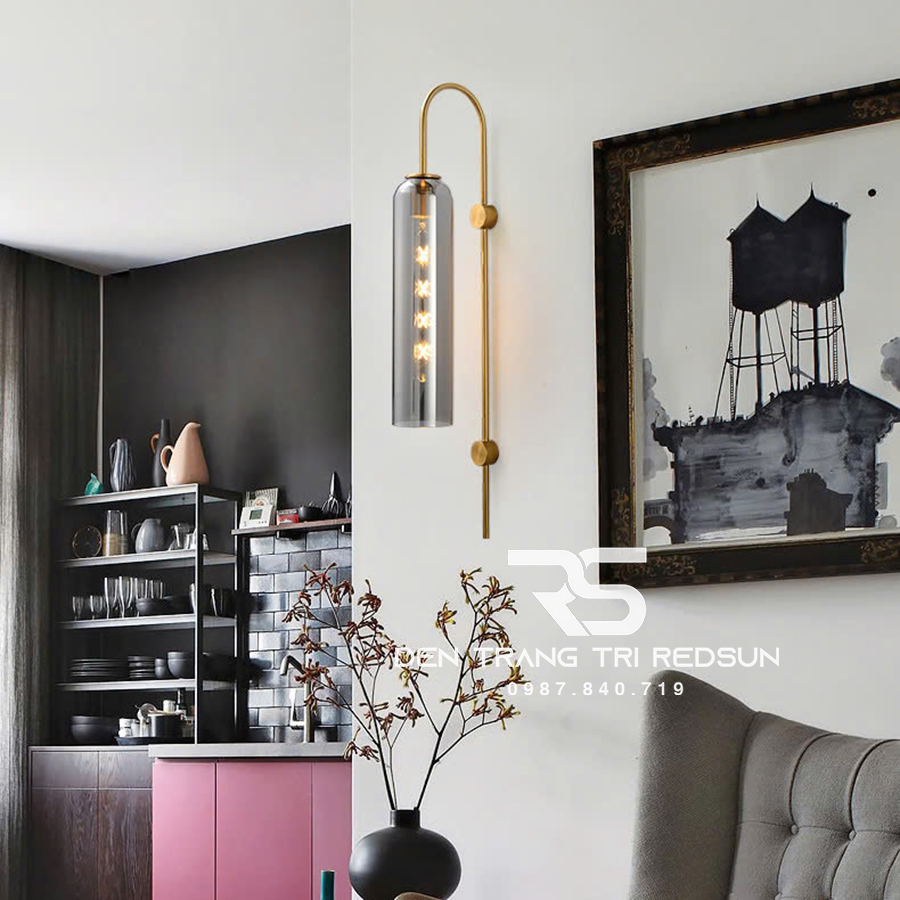 Đèn Tường Trang Trí Phòng Khách, Phòng Ngủ, Cầu Thang Phong Cách Bắc Âu DT-L001