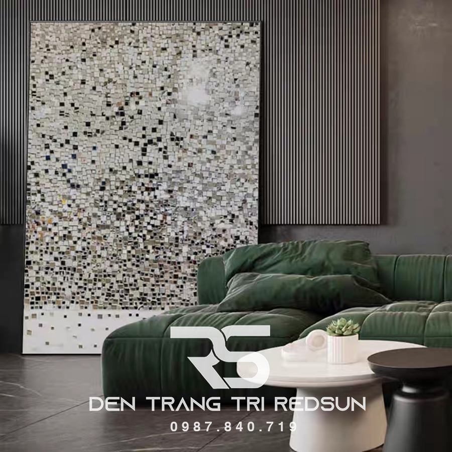 Gương Treo Tường Nghệ Thuật Trang Trí Phòng Khách, Phòng Ăn, Hành Lang Phong Cách Bắc Âu GDC-009