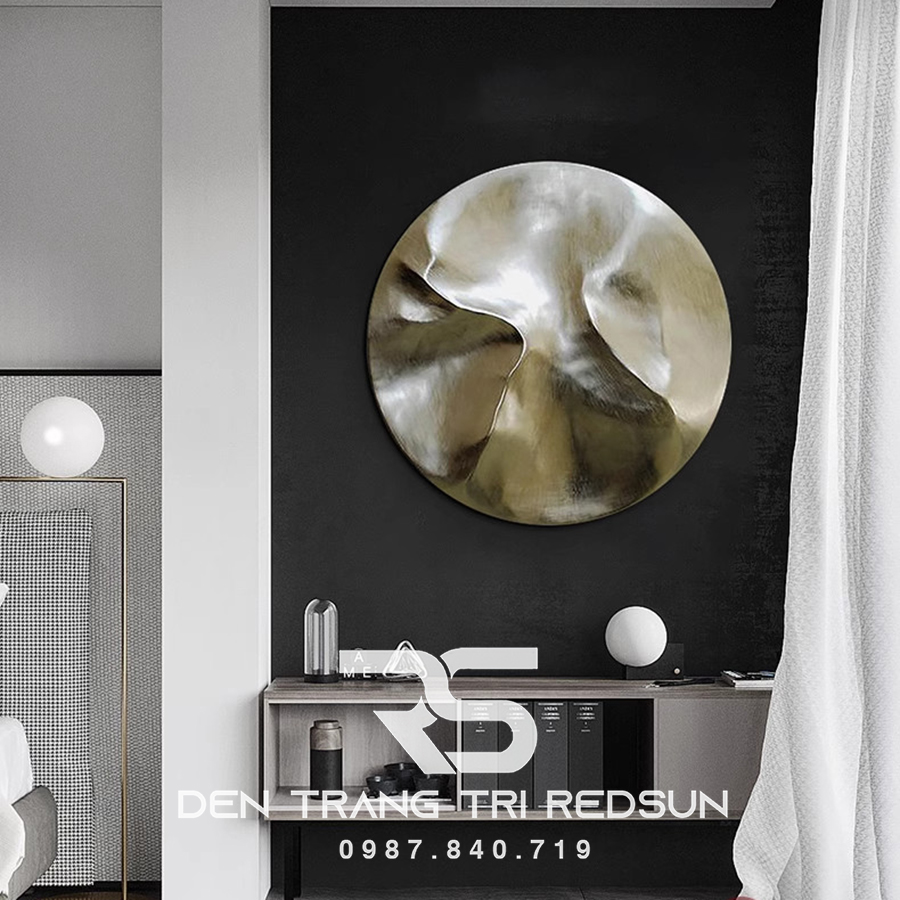 Tranh Treo Tường Thủ Công Trang Trí Phòng Khách, Phòng Ngủ, Hành Lang Phong Cách Trừu Tượng Hiện Đại DDC-022