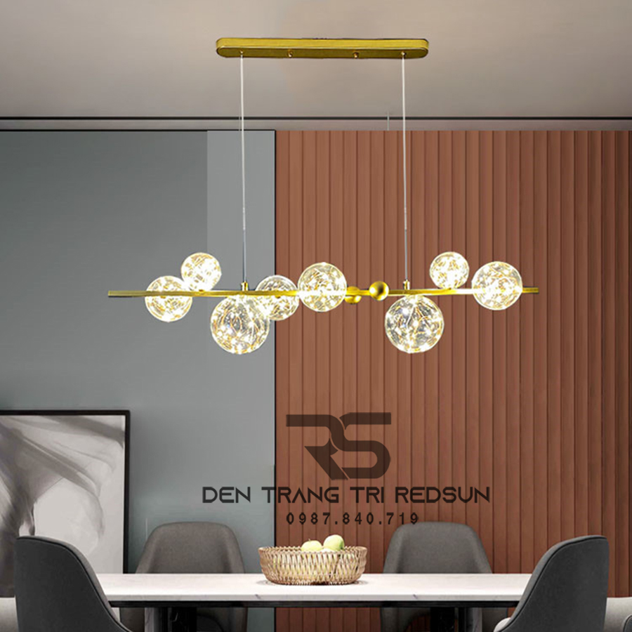 Đèn Thả Bàn Ăn Hiện Đại Phong Cách Bắc Âu Choá Thuỷ Tinh DC-51