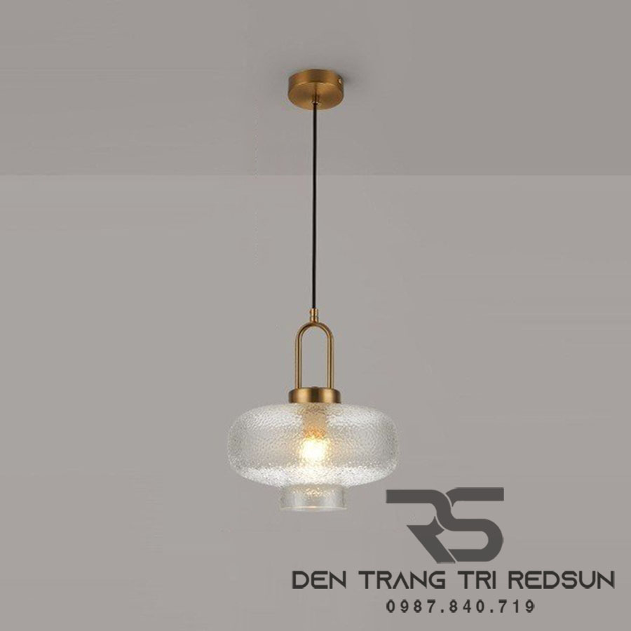 Đèn Thả Phòng Khách, Phòng Ngủ, Bàn Ăn Hiện Đại Phong Cách Bắc Âu  Choá Thuỷ Tinh CDT-T048 Dáng A