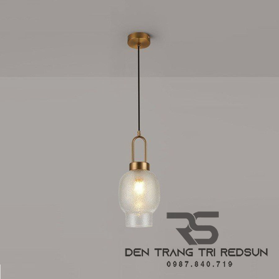 Đèn Thả Phòng Khách, Phòng Ngủ, Bàn Ăn Hiện Đại Phong Cách Bắc Âu  Choá Thuỷ Tinh CDT-T048 Dáng B