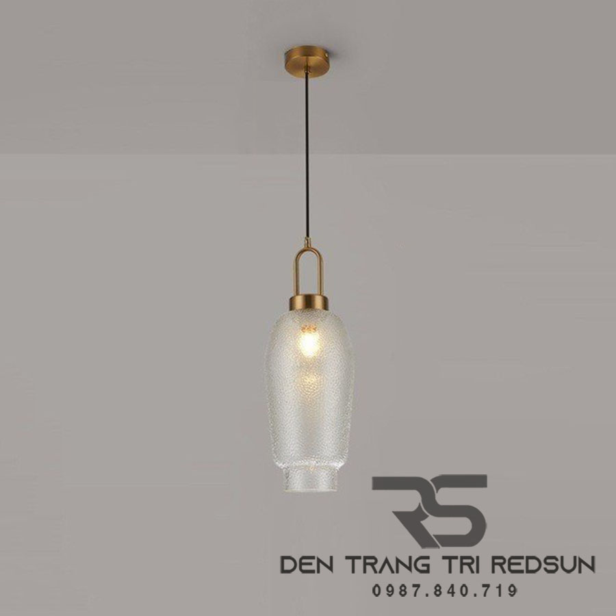 Đèn Thả Phòng Khách, Phòng Ngủ, Bàn Ăn Hiện Đại Phong Cách Bắc Âu  Choá Thuỷ Tinh CDT-T048 Dáng C