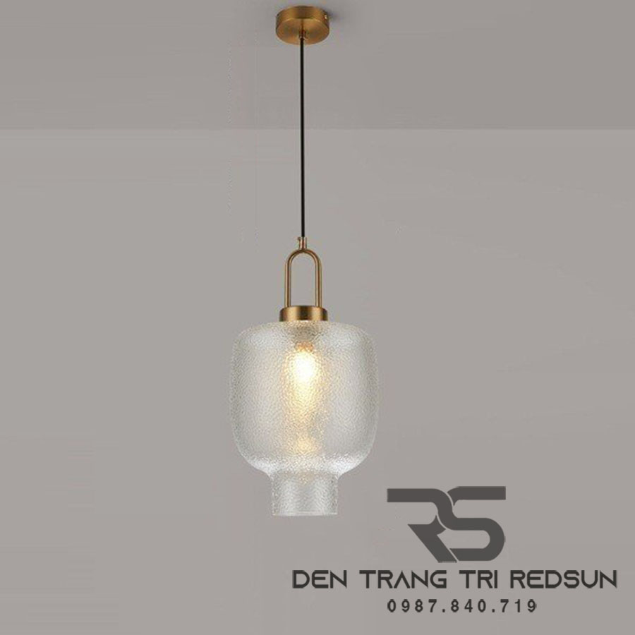 Đèn Thả Phòng Khách, Phòng Ngủ, Bàn Ăn Hiện Đại Phong Cách Bắc Âu Choá Thuỷ Tinh CDT-T048 Dáng D