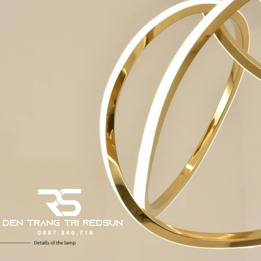 Đèn Thả Bàn Ăn Hiện Đại Phong Cách Bắc Âu Dáng Xoắn DC-1014