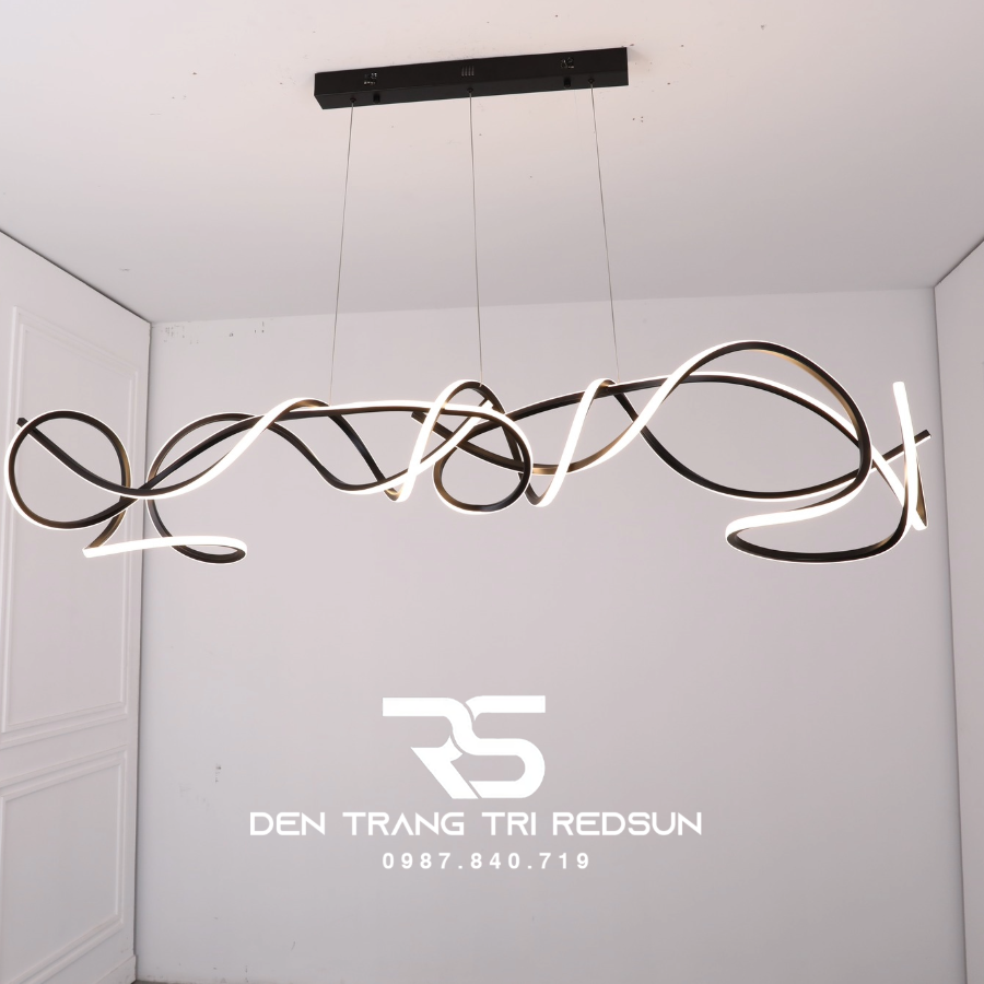 Đèn Thả Bàn Ăn Hiện Đại Phong Cách Bắc Âu Dáng Xoắn DC-1014