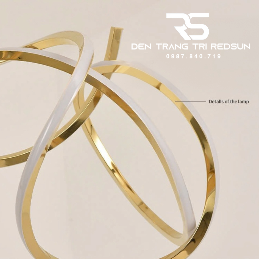 Đèn Thả Bàn Ăn Hiện Đại Phong Cách Bắc Âu Dáng Xoắn DC-1014