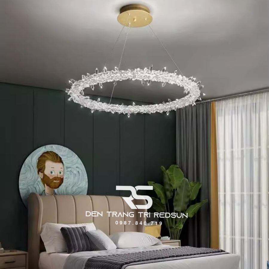 Đèn Chùm Pha Lê Lắp Phòng Khách, Phòng Ăn Hiện Đại DC-1043