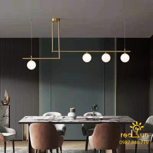 ĐÈN THẢ NGANG HIỆN ĐẠI 4 CHÓA MỚI DC-39