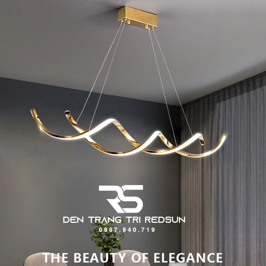Đèn Thả Bàn Ăn Hiện Đại Phong Cách Bắc Âu Led Xoắn ADN DC-52