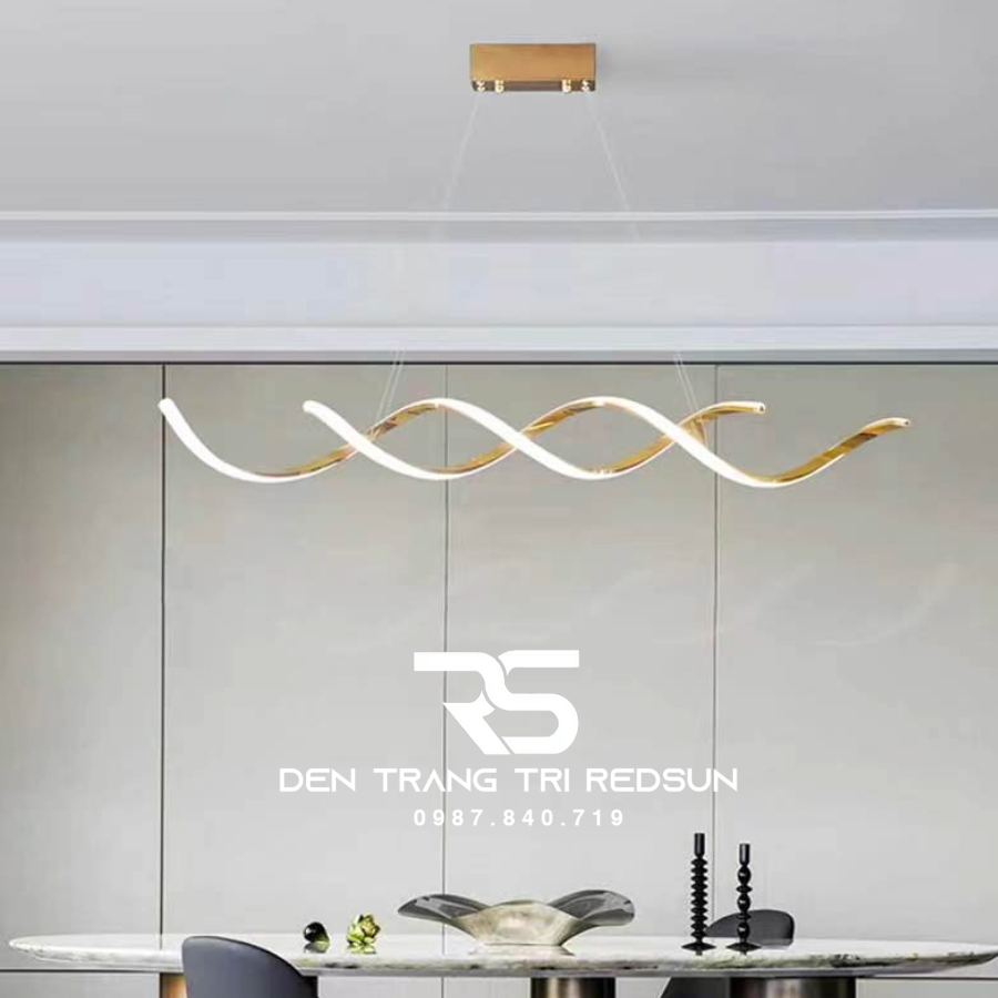Đèn Thả Bàn Ăn Hiện Đại Phong Cách Bắc Âu Led Xoắn ADN DC-52
