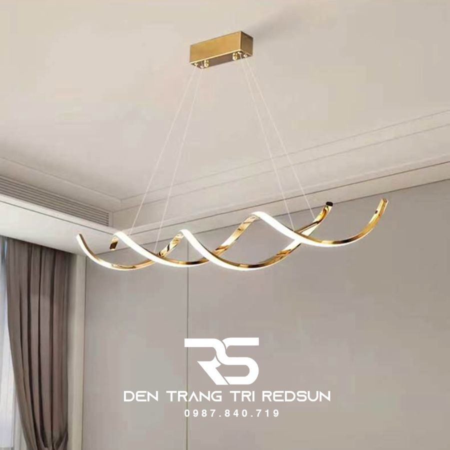 Đèn Thả Bàn Ăn Hiện Đại Phong Cách Bắc Âu Led Xoắn ADN DC-52