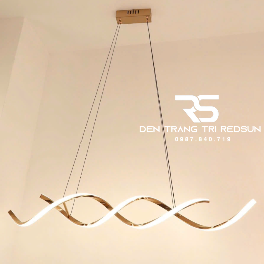 Đèn Thả Bàn Ăn Hiện Đại Phong Cách Bắc Âu Led Xoắn ADN DC-52