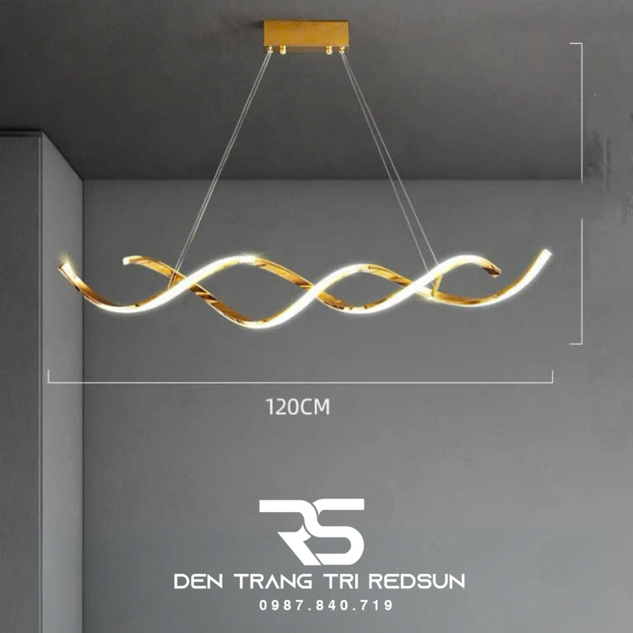 Đèn Thả Bàn Ăn Hiện Đại Phong Cách Bắc Âu Led Xoắn ADN DC-52