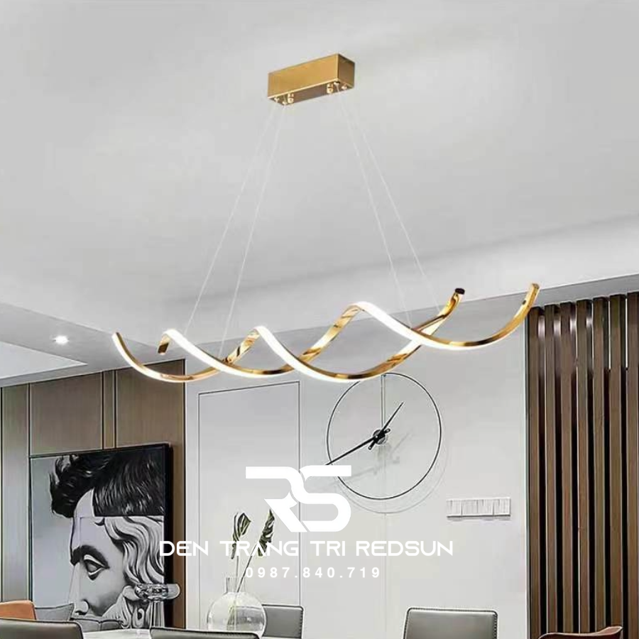 Đèn Thả Bàn Ăn Hiện Đại Phong Cách Bắc Âu Led Xoắn ADN DC-52
