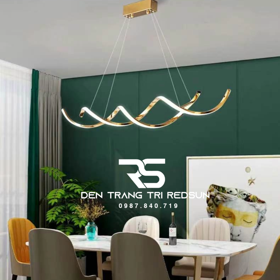 Đèn Thả Bàn Ăn Hiện Đại Phong Cách Bắc Âu Led Xoắn ADN DC-52
