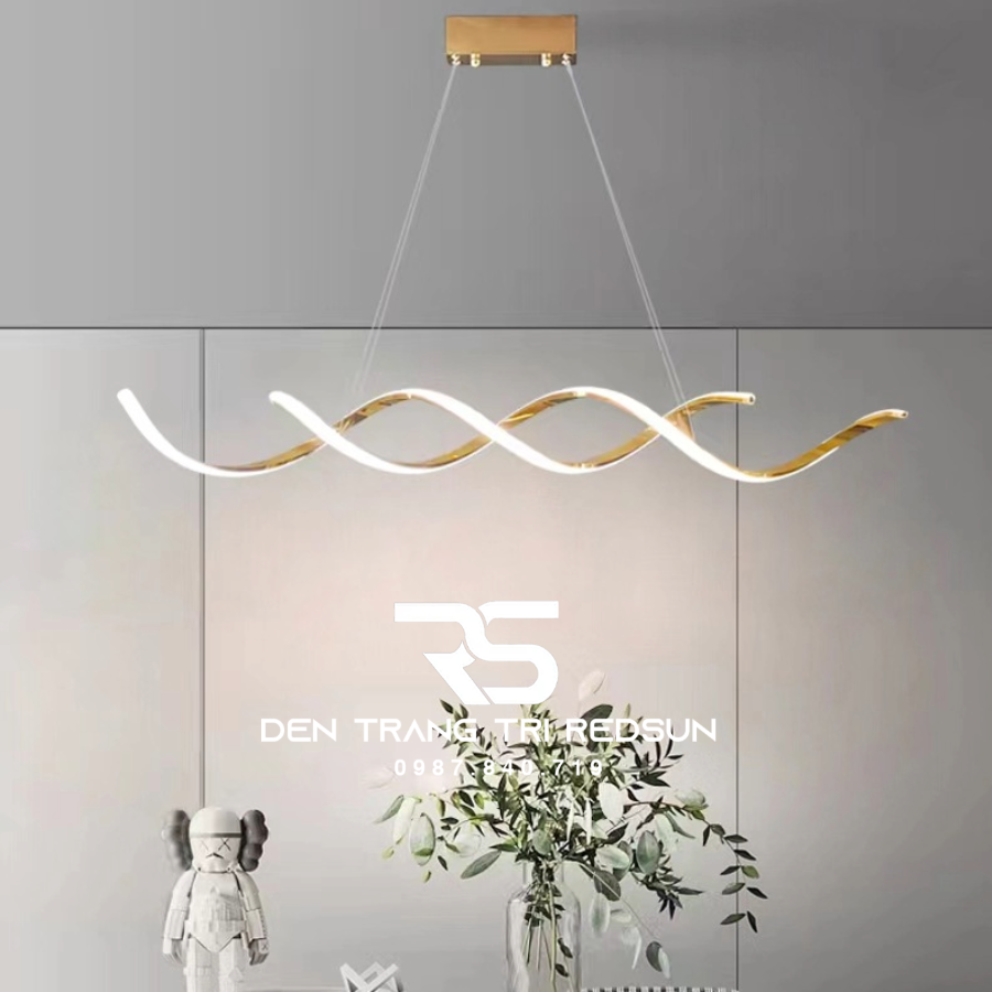 Đèn Thả Bàn Ăn Hiện Đại Phong Cách Bắc Âu Led Xoắn ADN DC-52