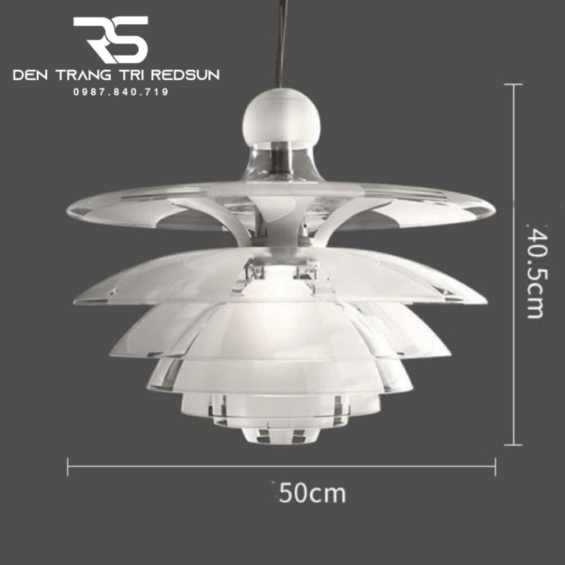 Đèn Thả Trần Hiện Đại Vũ Công Lắp Phòng Khách, Bàn Ăn Phong Cách Bắc Âu DC-L061