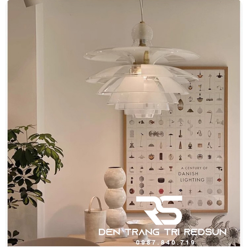 Đèn Thả Trần Hiện Đại Vũ Công Lắp Phòng Khách, Bàn Ăn Phong Cách Bắc Âu DC-L061