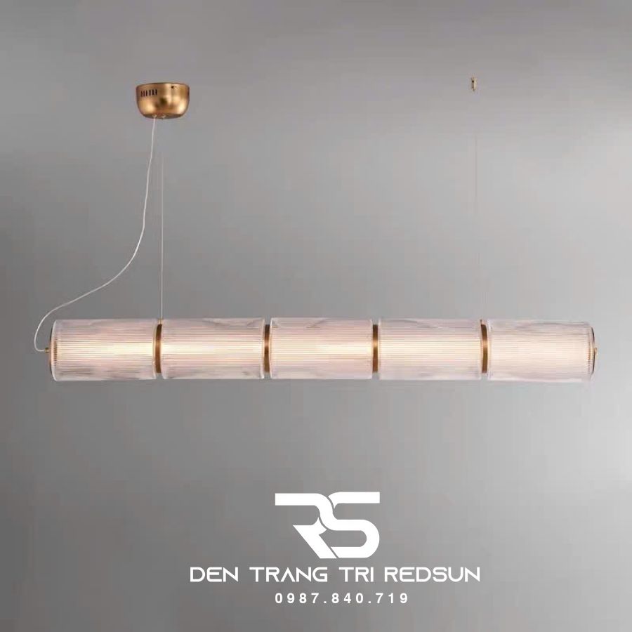 Đèn Thả Hiện Đại Ống Thủy Tinh Trang Trí Bàn Ăn, Nhà Hàng, Khách Sạn Phong Cách Bắc Âu DC-T117