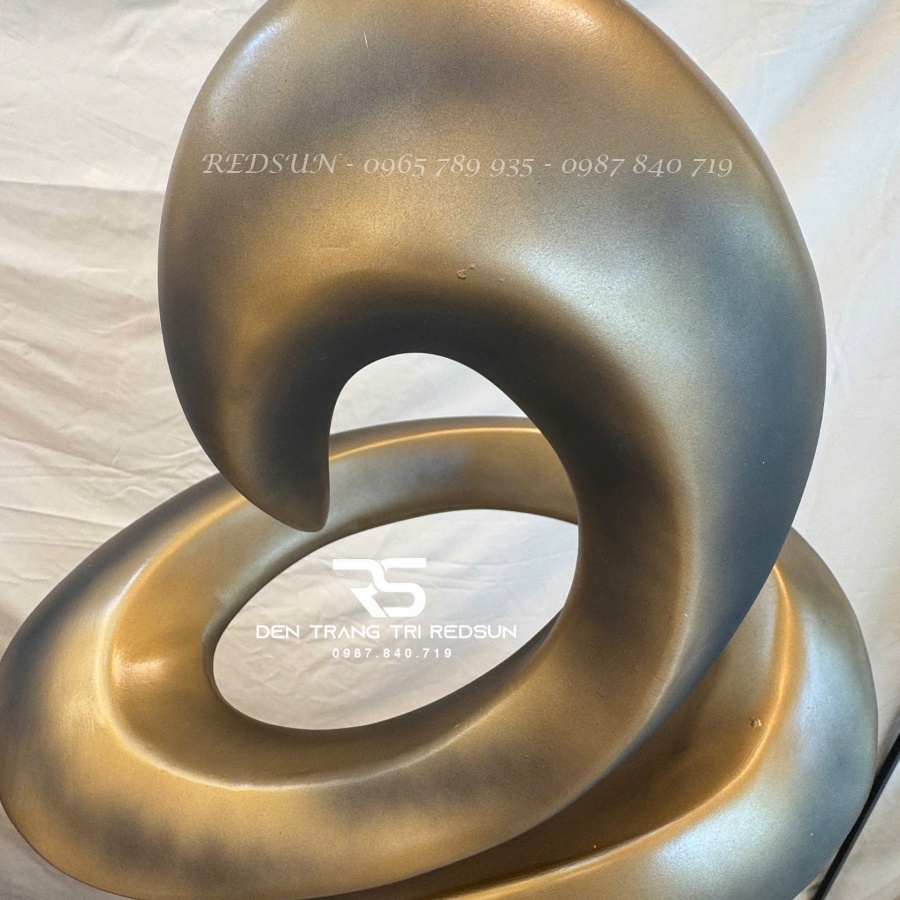 Đồ Trang Trí Nghệ Thuật Phòng Khách, Hành Lang, Sảnh Chờ Nhà Hàng, Khách Sạn Điêu Khắc Dạng Hình Học DDC-026