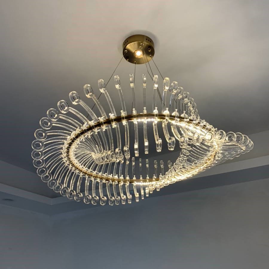 Đèn Chùm Vương Miện Bắc Âu Phòng Khách Hiện Đại DC-T068