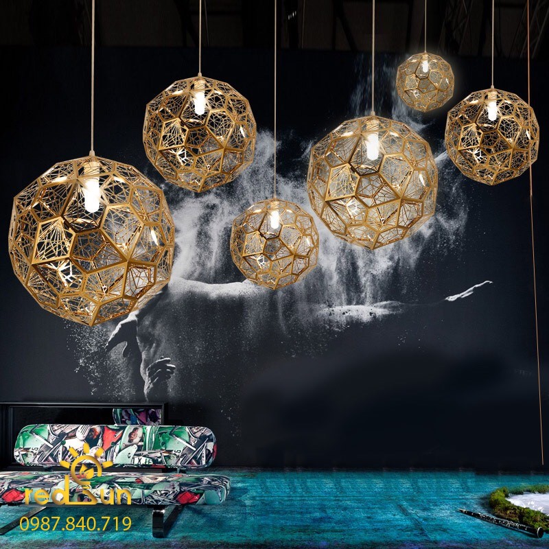 Chao đèn thả khung hợp kim CDT-L001