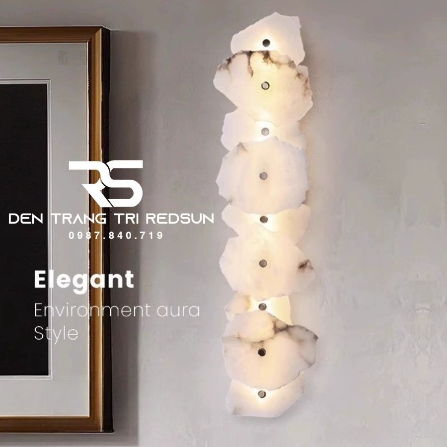 Đèn Tường Đá Cẩm Thạch Trang Trí Phòng Khách, Phòng Ngủ, Cầu Thang, Phòng Bếp Phong Cách Pháp DT-1062