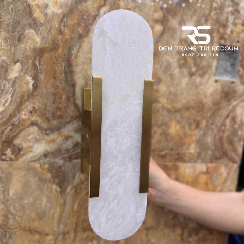 Đèn Tường Đá Cẩm Thạch Hiện Đại Trang Trí Phòng Khách, Phòng Ngủ, Cầu Thang Phong Cách Bắc Âu DT-128
