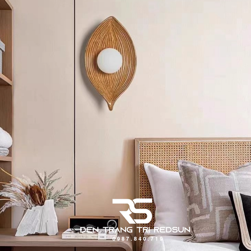 Đèn Tường Hiện Đại Hình Lá Trang Trí Phòng Khách, Phòng Ngủ Phong Cách Bắc Âu DT-1041