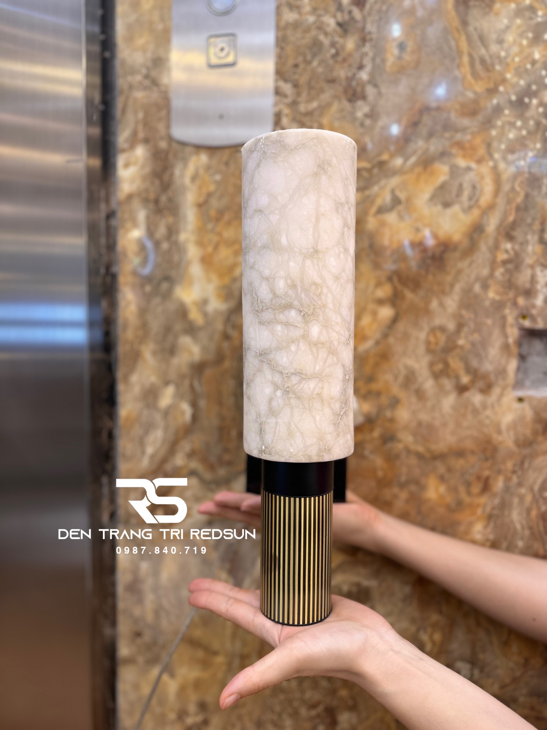 Đèn Tường Đá Cẩm Thạch Hiện Đại Trang Trí Phòng Khách, Phòng Ngủ, Cầu Thang Phong Cách Bắc Âu DT-130