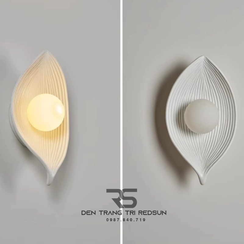 Đèn Tường Hiện Đại Hình Lá Trang Trí Phòng Khách, Phòng Ngủ Phong Cách Bắc Âu DT-1041