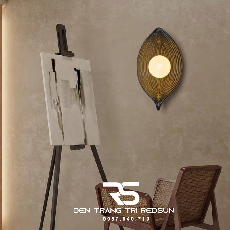 Đèn Tường Hiện Đại Hình Lá Trang Trí Phòng Khách, Phòng Ngủ Phong Cách Bắc Âu DT-1041
