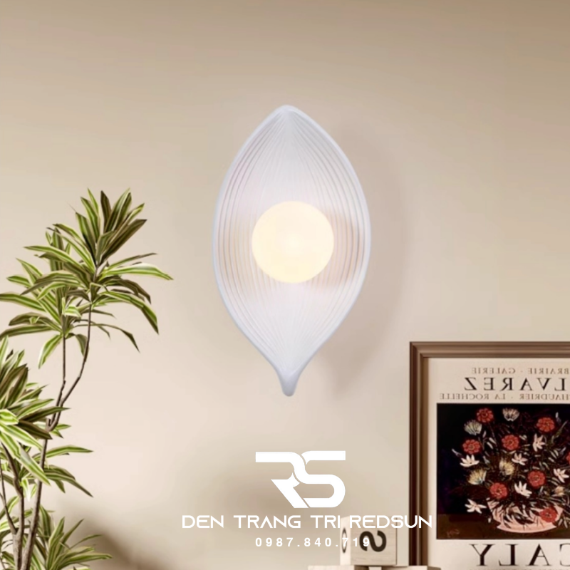 Đèn Tường Hiện Đại Hình Lá Trang Trí Phòng Khách, Phòng Ngủ Phong Cách Bắc Âu DT-1041