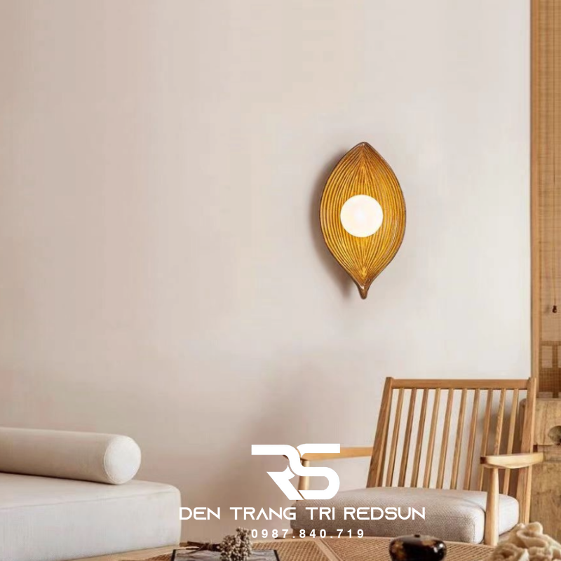 Đèn Tường Hiện Đại Hình Lá Trang Trí Phòng Khách, Phòng Ngủ Phong Cách Bắc Âu DT-1041