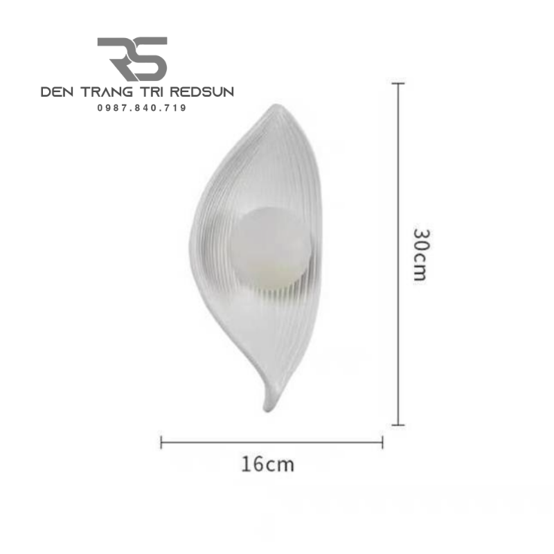 Đèn Tường Hiện Đại Hình Lá Trang Trí Phòng Khách, Phòng Ngủ Phong Cách Bắc Âu DT-1041