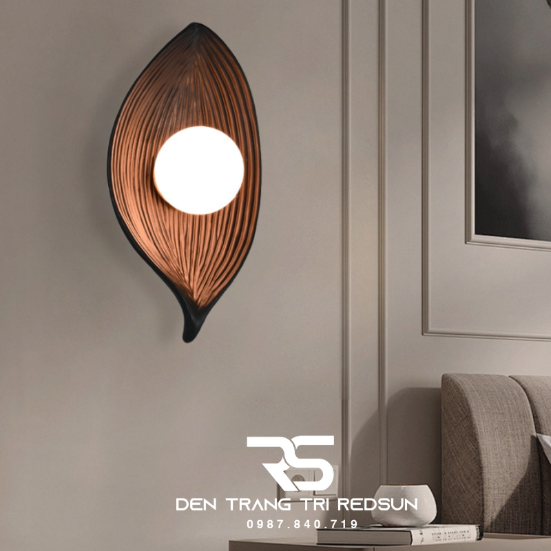 Đèn Tường Hiện Đại Hình Lá Trang Trí Phòng Khách, Phòng Ngủ Phong Cách Bắc Âu DT-1041